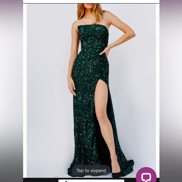 JOVANI Strapless Prom Dress - Picture 9 of 10